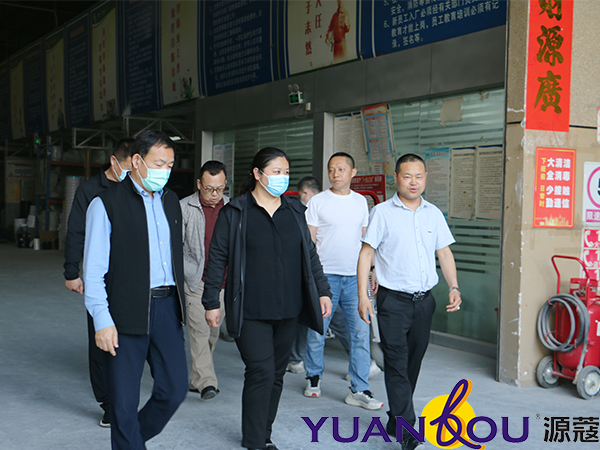 河南寧陵縣王縣長(zhǎng)蒞臨廣東奢蔻新材料