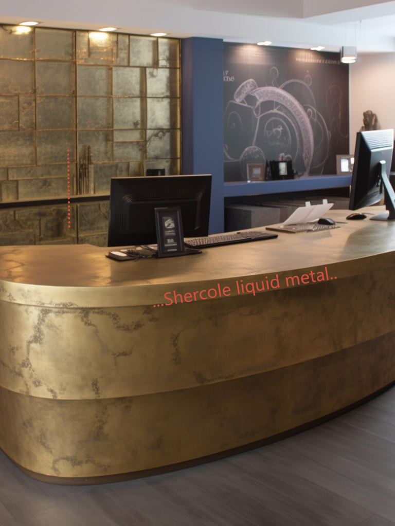 液態(tài)金屬裝飾在辦公室的應(yīng)用同樣多樣豐富。